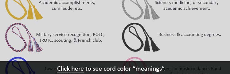 Follow this link to learn more about the meaning of each cord color