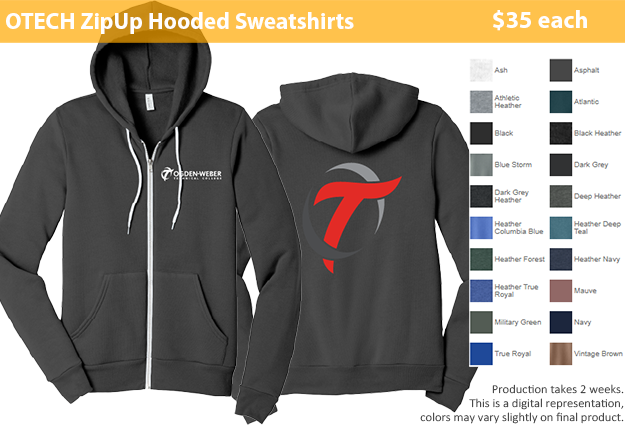 OTECH Zip Hoodies