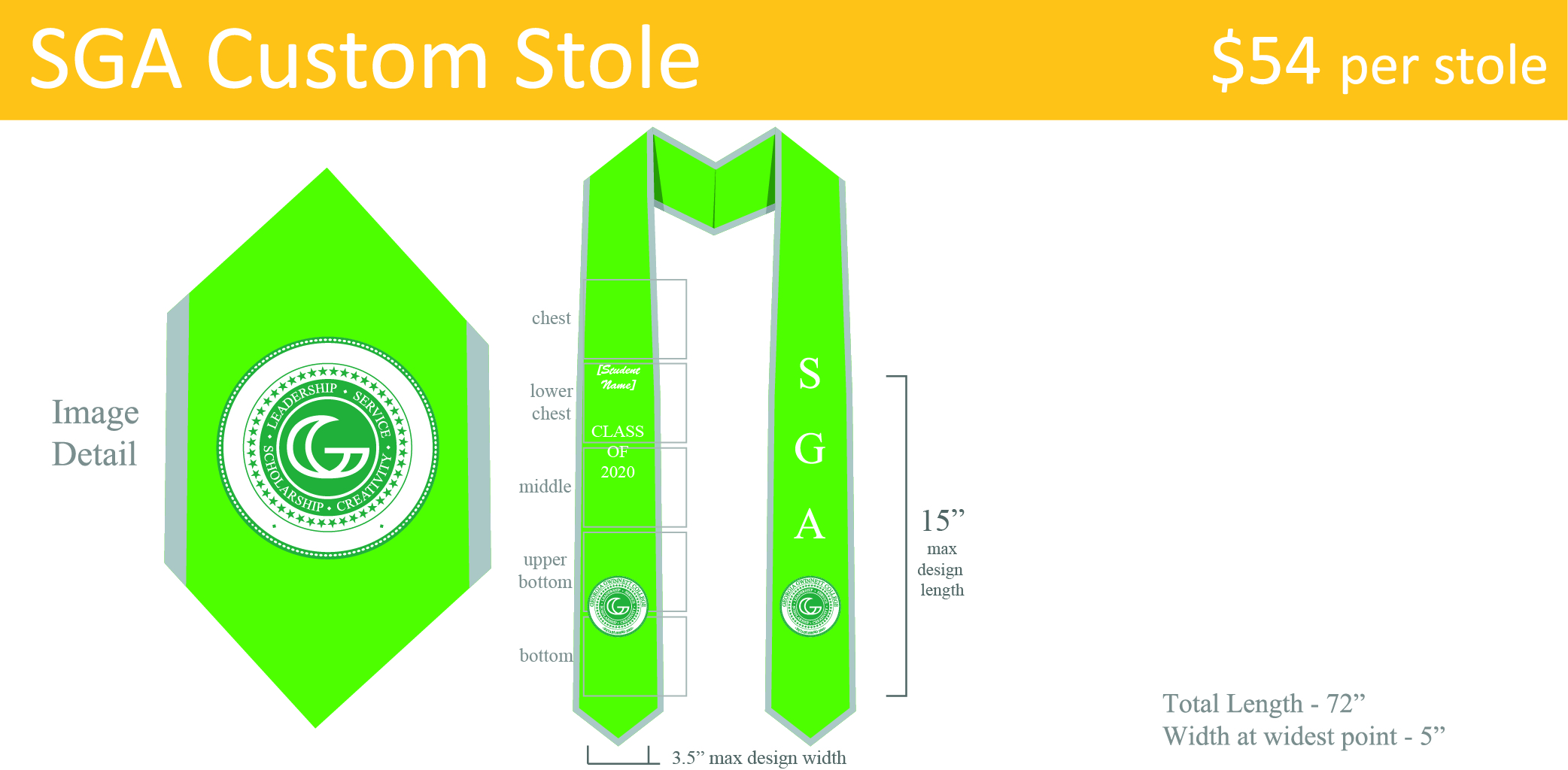 SGA CUSTOM STOLE